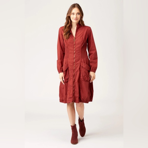 XCVI Deschutes Jacket Dress, Dark Green - Picture 5 of 6